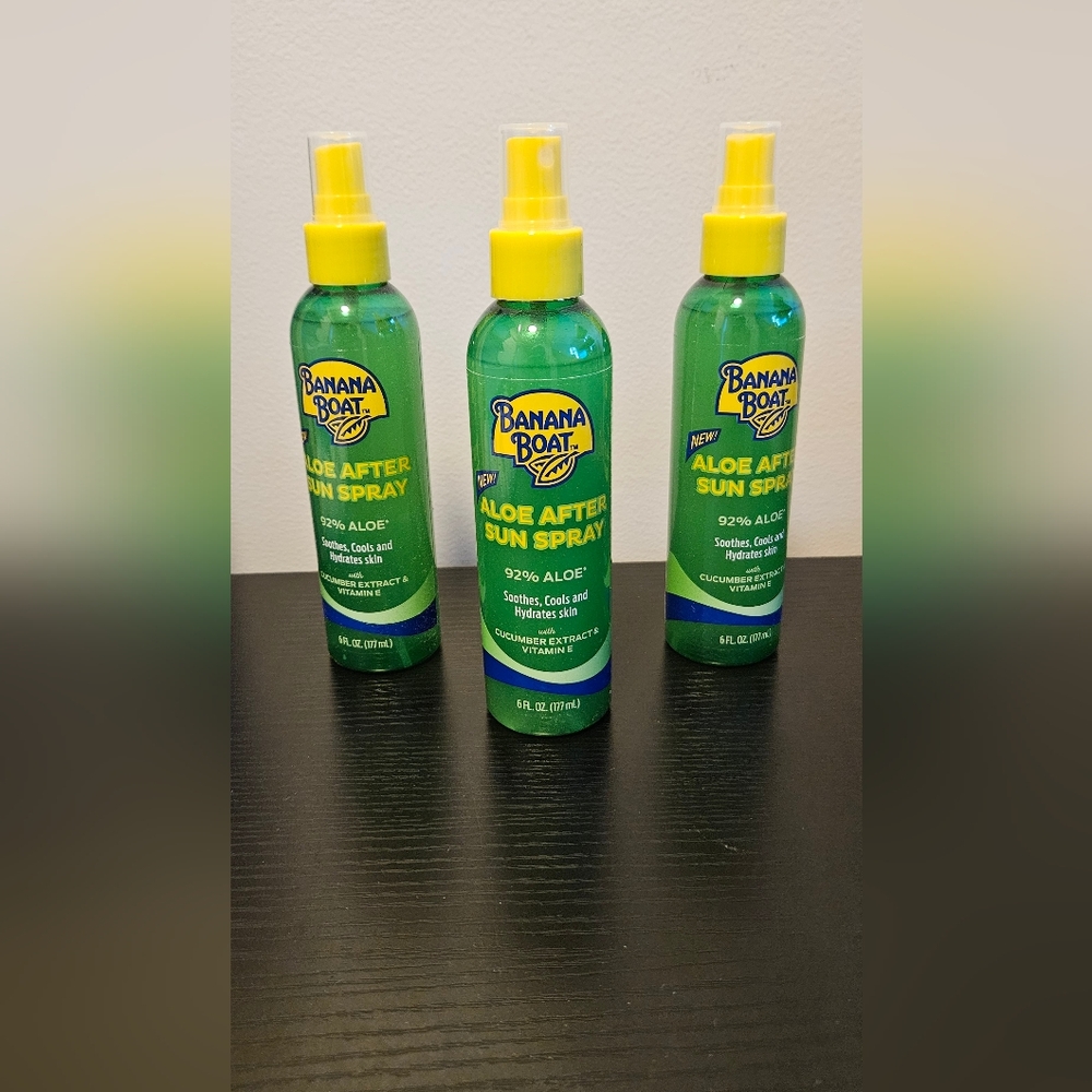 2 Pack-NEW-Banana Boat Aloe After Sun Spray